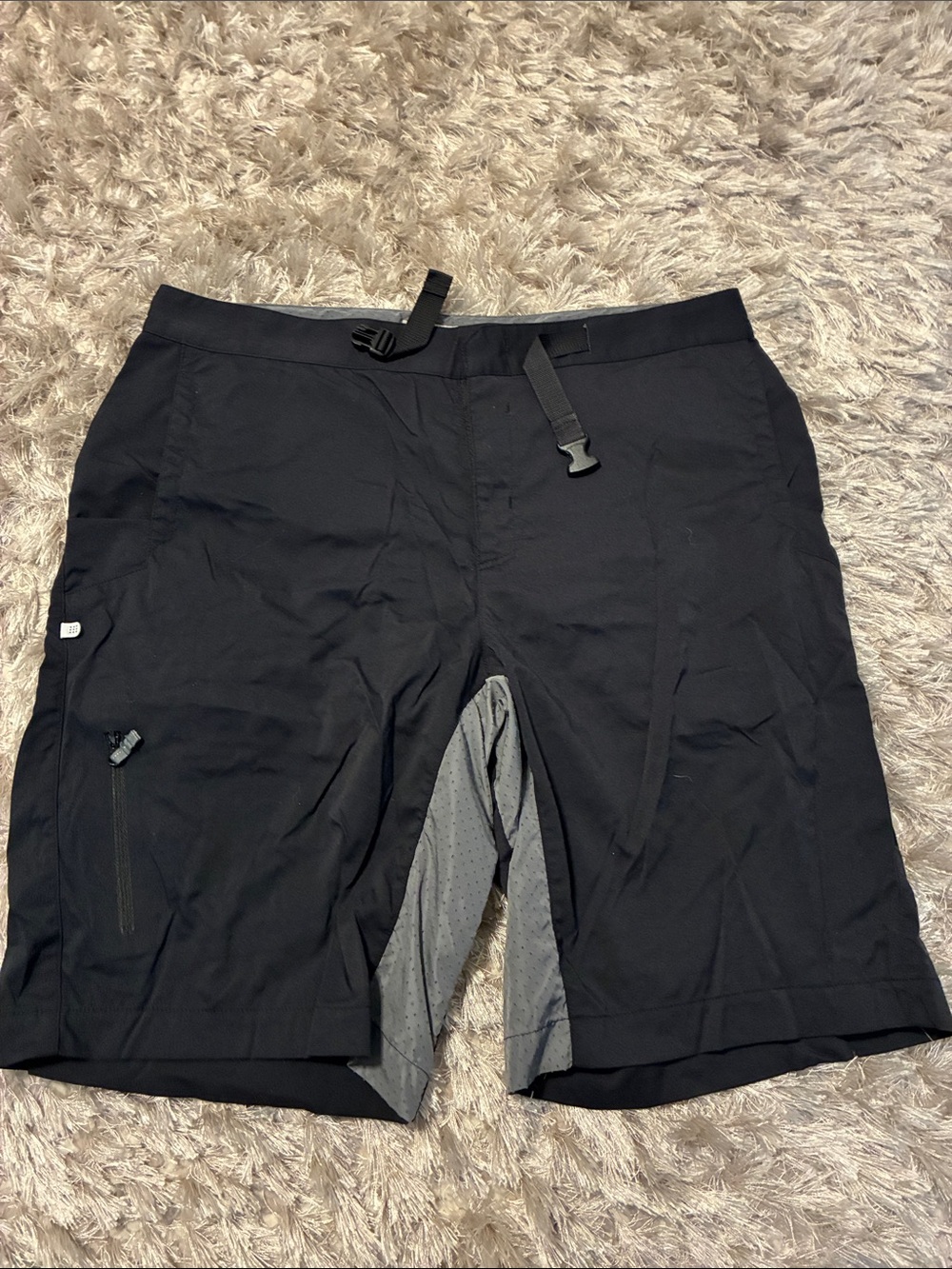 Merrell Black Men's Hybrid Outdoor Shorts